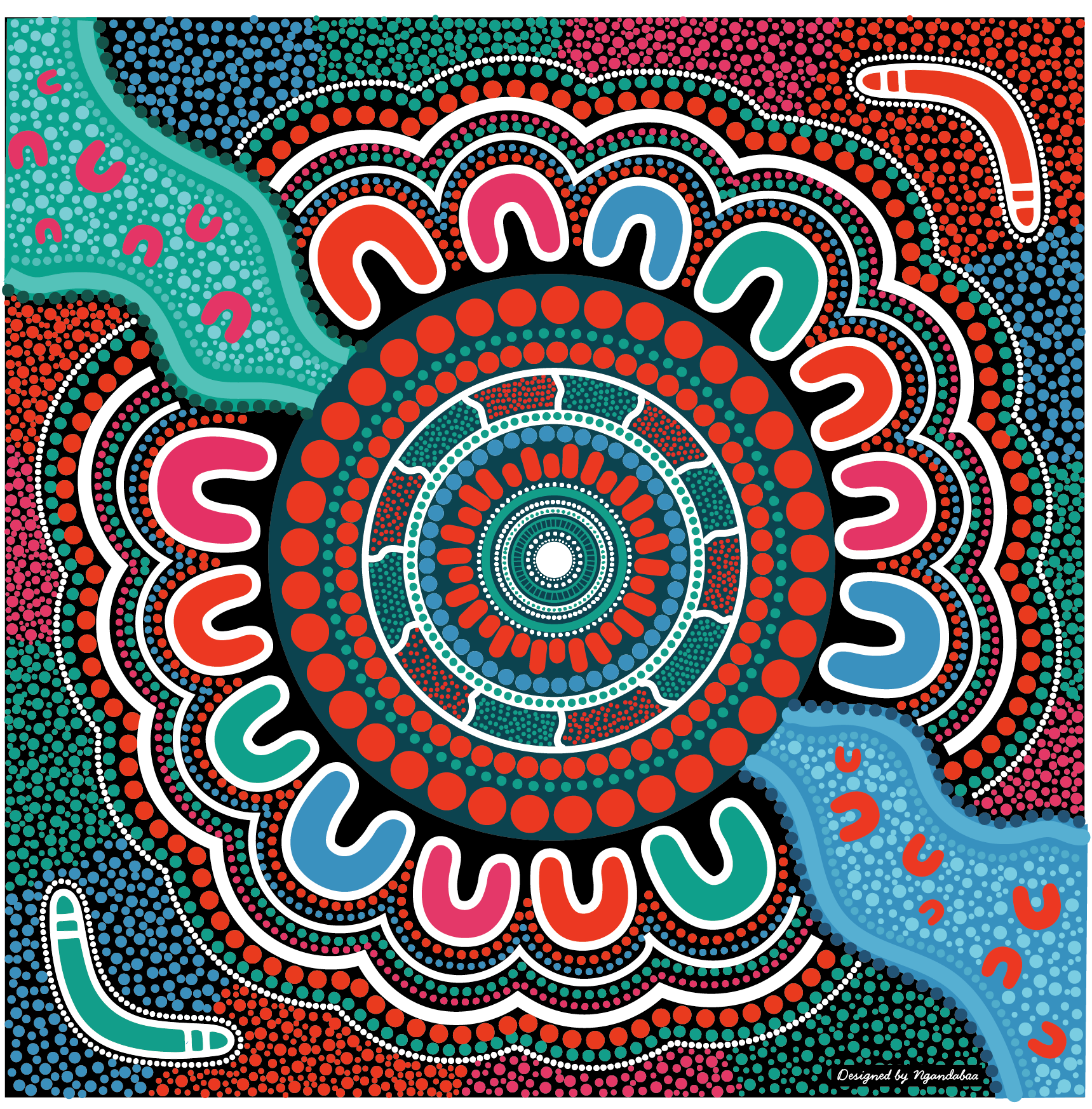 2023 NSW Swifts & Melbourne Vixens First Nations Artwork